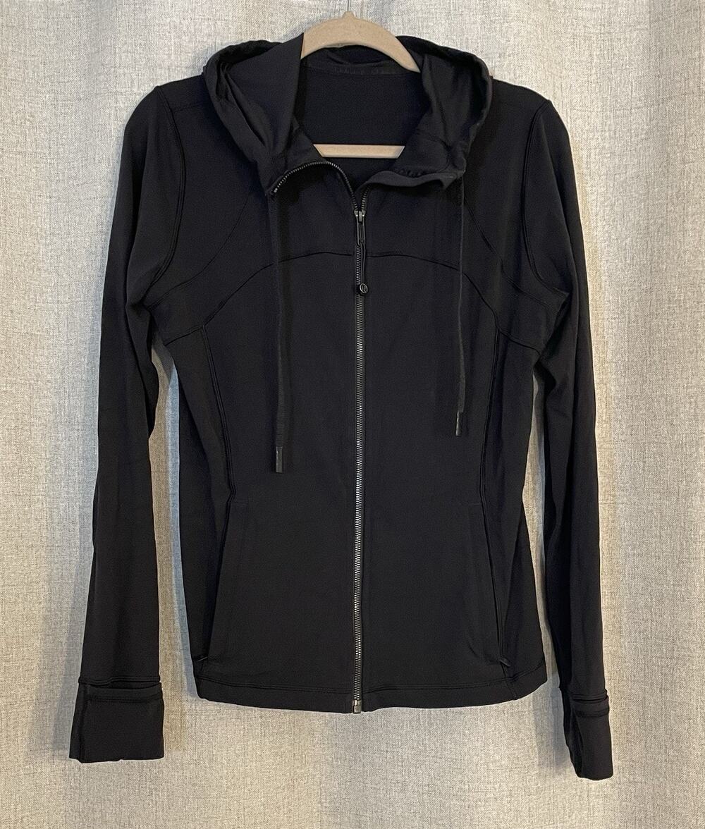 NWT Lululemon Define Hooded Jacket Nulu Black Size 12 Buttery Soft